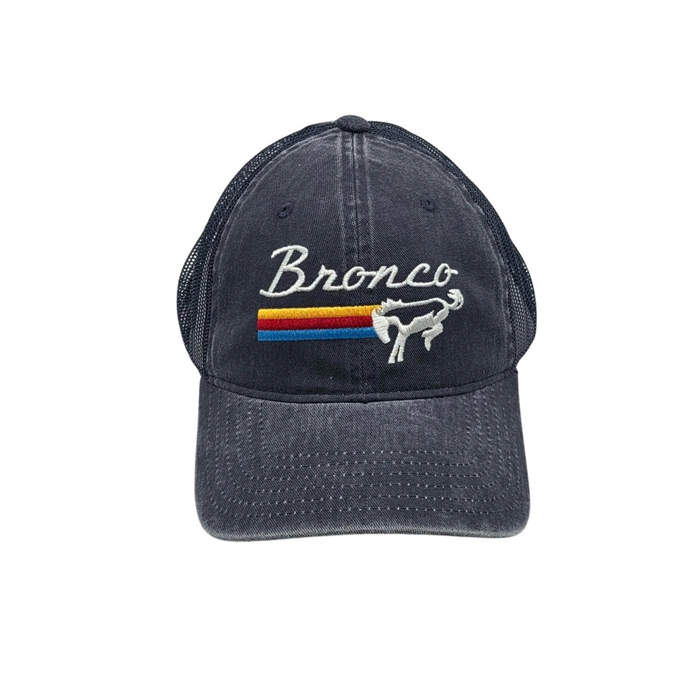 Ford Bronco Trucker Snapback Hat Cap Mesh Back Navy Blue Adjustable NWT PRM26935